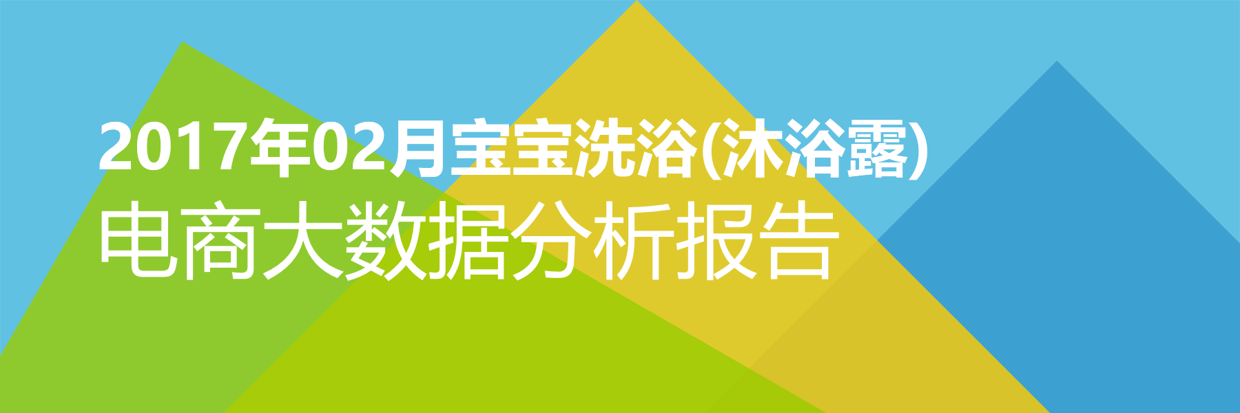 2017年02月宝宝洗浴(沐浴露)电商大数据报告